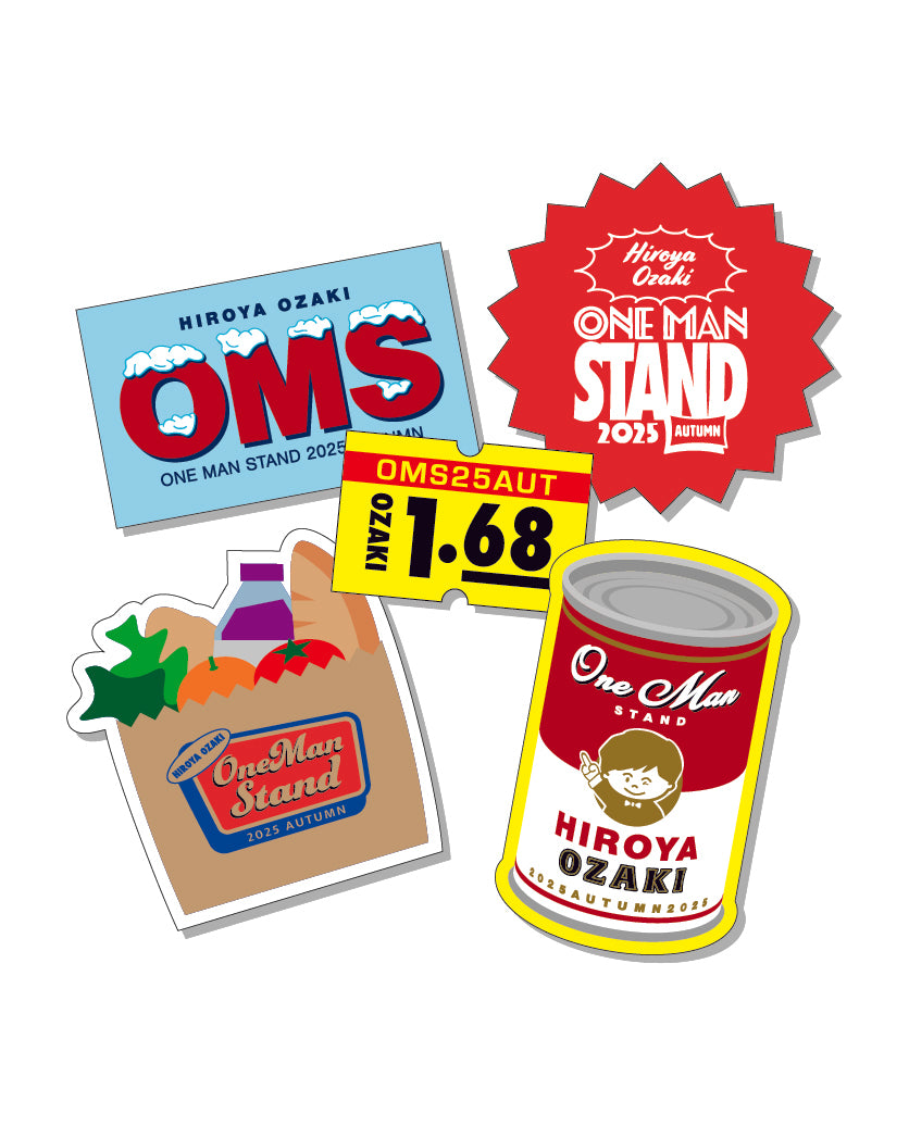 ONE MAN STAND 2025 AUTUMN ステッカーセット