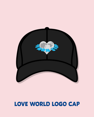 OMS22A LOVE WORLD LOGO CAP（ブラック）